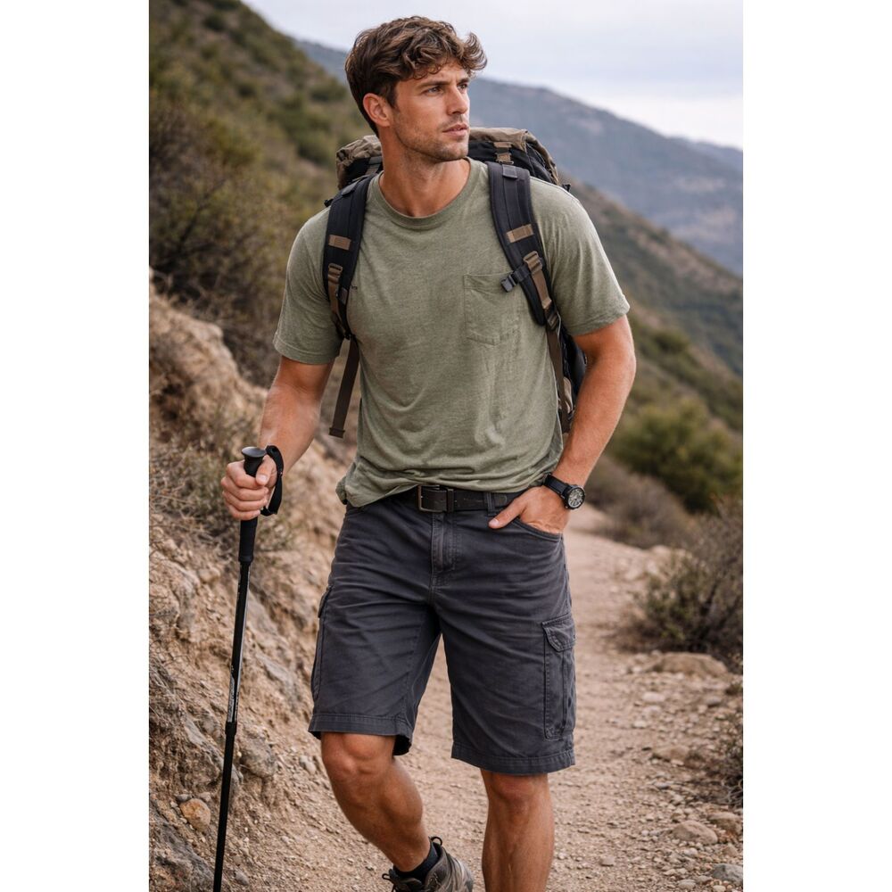 KUHL Gray Patina Dye The Law Hiking Outdoor Shorts   Mens Size 40 x 32